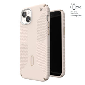 Speck Presidio2 Grip ClickLock & Magsafe - dėklas skirtas Apple iPhone 15 Plus / Apple iPhone 14 Plus Bleached Bone / Heirloom Gold / Hazel Brown - Image 1