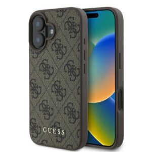 Guess 4G Classic - dėklas skirtas Apple iPhone 16 Plus brown - Image 1