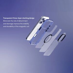 Moshi iGlaze MagSafe - dėklas skirtas Apple iPhone 16 Pro Max Mist White - Image 6