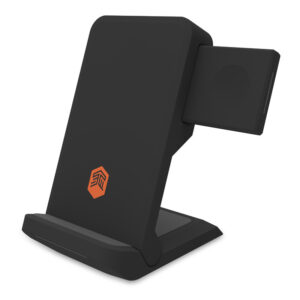 STM ChargeTree Go 3-in-1 Charging Station for Phone, AirPods, Apple Watch - Black - Image 2