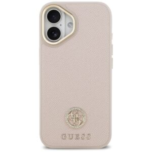 Guess Grained Strass Logo MagSafe - dėklas skirtas Apple iPhone 17 pink - Image 3