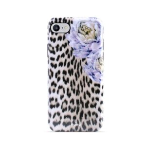 PURO Glam Sweet Leopard - dėklas skirtas Apple iPhone SE 2020/8/7 / 6s Leo Peonies - Image 1