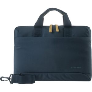 Tucano Smilza Super Slim Bag - Bag for MacBook Pro 14” / Air 15” / Pro 13" /Air / Notebook 14” / 13” Dark Blue