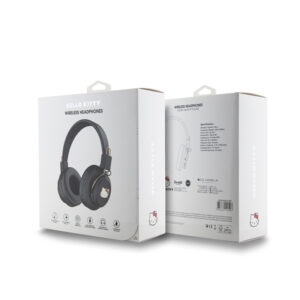 Hello Kitty Metal Logo Round Shape - Bluetooth V5.3 wireless in-ear headphones black - Image 4