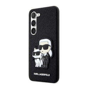 Karl Lagerfeld NFT Saffiano Karl & Choupette - dėklas skirtas Samsung Galaxy S23+ Black - Image 2