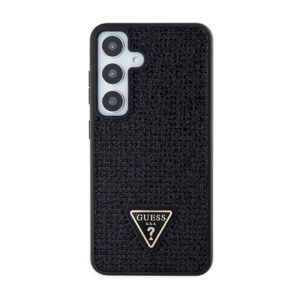 Guess Rhinestone Triangle - Case Samsung Galaxy S24 Black - Image 3