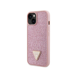 Guess Rhinestone Triangle - dėklas skirtas Apple iPhone 14 Plus Pink - Image 2