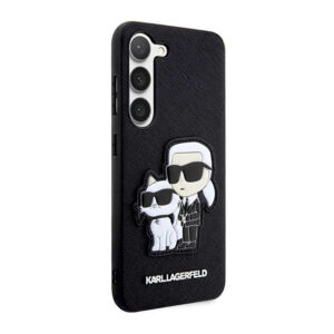 Karl Lagerfeld NFT Saffiano Karl & Choupette - dėklas skirtas Samsung Galaxy S23+ Black - Image 4