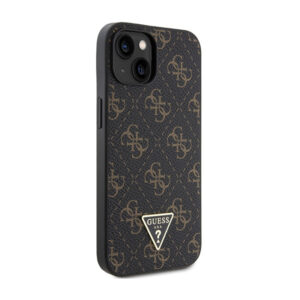 Guess 4G Triangle Metal Logo - dėklas skirtas Apple iPhone 15 black - Image 4