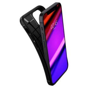 Spigen Rugged Armor - dėklas skirtas Apple iPhone 12 / Apple iPhone 12 Pro Case Black - Image 2