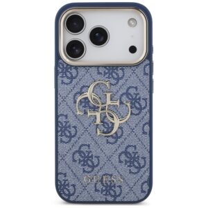 Guess 4G Big 4G Classic Logo - dėklas skirtas Apple iPhone 17 Pro Blue / Gold - Image 3