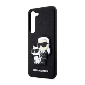 Karl Lagerfeld NFT Saffiano Karl & Choupette - dėklas skirtas Samsung Galaxy S23+ Black - Image 6