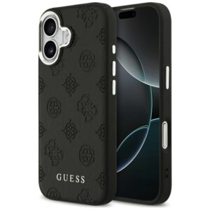 Guess Peony Hot Stamp Script MagSafe - dėklas skirtas Apple iPhone 17 black - Image 1