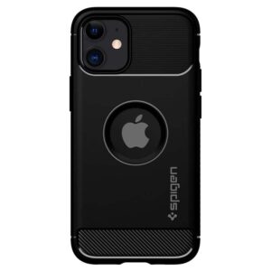 Spigen Rugged Armor - dėklas skirtas Apple iPhone 12 / Apple iPhone 12 Pro Case Black - Image 4