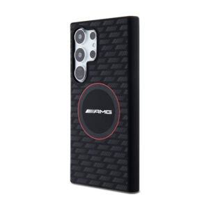 AMG Silicone Carbon Pattern MagSafe - Samsung Galaxy S24 Ultra case black - Image 2