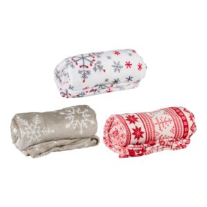 Arti Casa - Flannel Christmas Blanket 150x200 cm Beige - Image 3