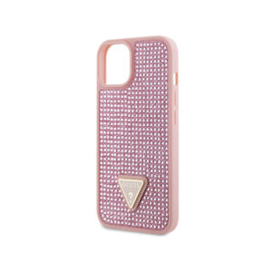 Guess Rhinestone Triangle - dėklas skirtas Apple iPhone 14 Plus Pink - Image 6