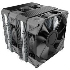 Montech NX600 CPU Cooler, Dual Tower - 2x 120mm, black