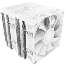 Montech NX600 CPU Cooler, Dual Tower - 2x 120mm, white