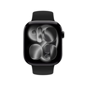 Crong Liquid – apyrankė skirta Apple Watch 44/45/46/49 mm black - Image 2