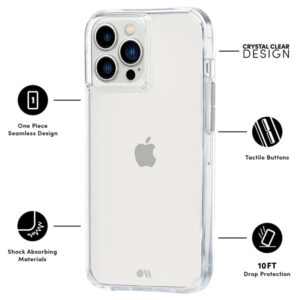 Case-Mate Tough Clear - dėklas skirtas Apple iPhone 13 Pro Max Transparent - Image 2