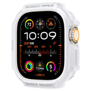 Spigen Rugged Armor - Case for Apple Watch Ultra 1/2 49 mm (White) - Image 2