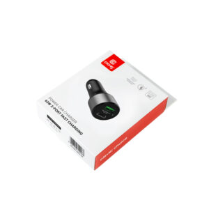 Crong Power automobilinis įkroviklis 63W - USB-C PD 45W automobilinis įkroviklis + USB QC 3.0 18W juodos spalvos - Image 4