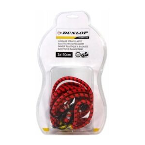 Dunlop - Luggage securing bands 2x150cm (Red)) - Image 1