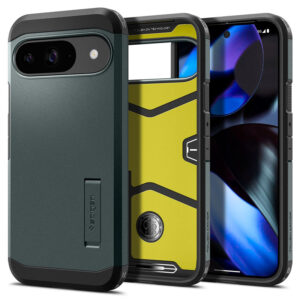 Spigen Tough Armor - dėklas skirtas Google Pixel 9 / 9 Pro Abyss Green - Image 1
