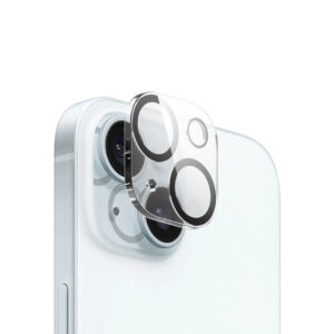 Crong Lens Shield - Camera and lens stiklas skirtas Apple iPhone 15 / Apple iPhone 15 Plus