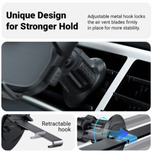 Crong Carclip Universal Air Vent Car Holder - black - Image 4
