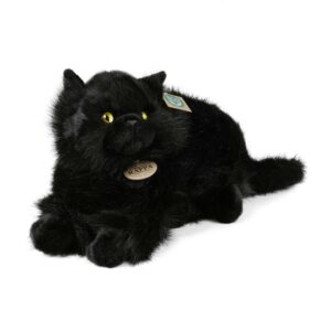 Rappa - Plush realistic toy Lying Black Cat 30 cm Eco-Friendly - Image 2