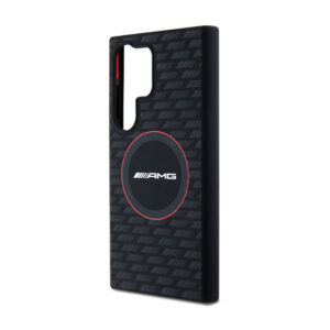 AMG Silicone Carbon Pattern MagSafe - Samsung Galaxy S24 Ultra case black - Image 6