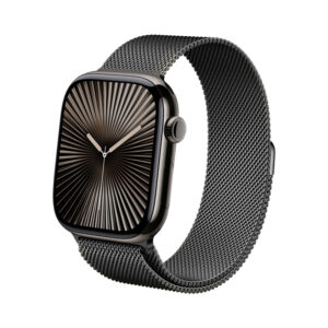 Crong Milano Steel - Stainless Steel apyrankė skirta Apple Watch 44/45/46/49 mm Graphite