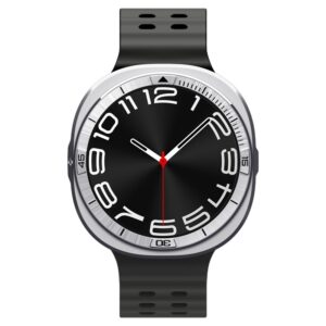 Spigen Bezel Tune Pro Pilot - Case / Protective Bezel for Samsung Galaxy Watch 8 44 mm (Silver) - Image 4