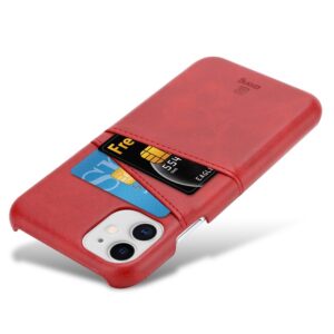 Crong Neat Cover - PU Leather dėklas skirtas Apple iPhone 11 Pro red - Image 3