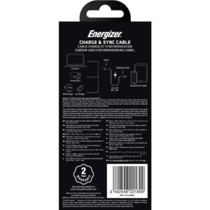 Energizer Classic - USB-A to Lightning connecting cable MFi certified 1.2m Black - Image 4