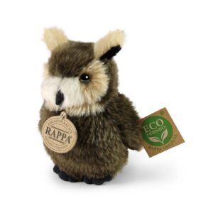 Rappa - Plush Realistic Toy Owl 13 cm Eco-Friendly - Image 2