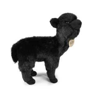 Rappa - Plush Realistic Black Llama 23 cm Eco-Friendly - Image 3