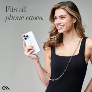 Case-Mate Phone Crossbody Chain - Shoulder chain for phone Gold - Image 6