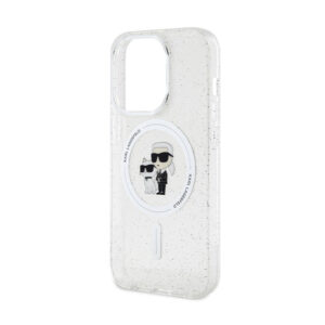 Karl Lagerfeld Karl & Choupette Glitter MagSafe - Apple iPhone 14 Pro Case Transparent - Image 6