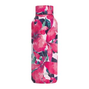 Quokka Solid - Stainless Steel Thermal Bottle 510 ml (Pink Bloom)