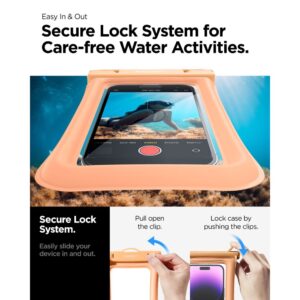 Spigen A610 Universal Waterproof Float Case - dėklas skirtas smartphones up to 6.9" Apricot - Image 6