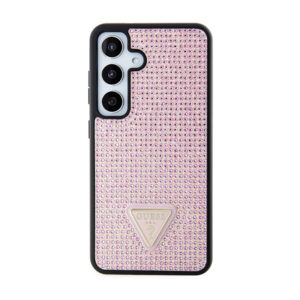 Guess Rhinestone Triangle - dėklas skirtas samsung Galaxy S24 Pink - Image 3