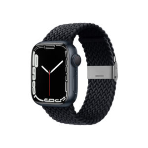 Crong Wave Band – Braided strap for Apple Watch 44/45/46/49 mm (graphite)