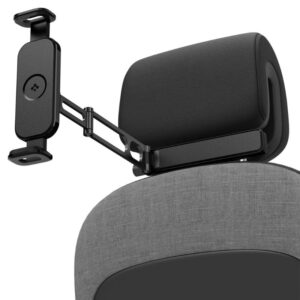 Spigen OneTap UTS45 - Universal car headrest mount for smartphone / tablet Black - Image 5