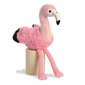 Eco Nation – Plush Toy / Cuddly Sitting Flamingo 27 cm Eco-Friendly - Image 5