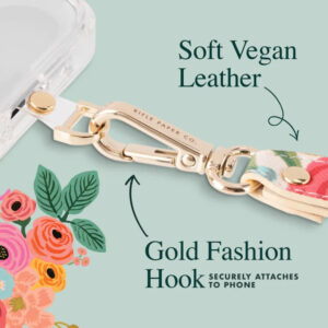 Rifle Paper Phone Wristlet - Universal phone lanyard Garden Party Blush - Image 6