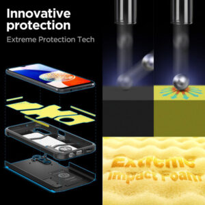 Spigen Tough Armor - dėklas skirtas Samsung Galaxy A14 5G Black - Image 6