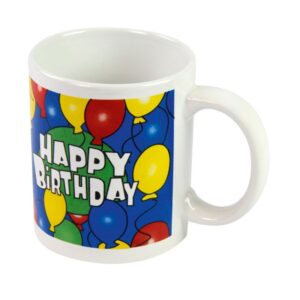 Ceramic birthday mug 300ml (Blue) - Image 2